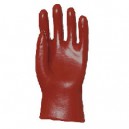 Gants PVC standard rouge 27 cm - La paire