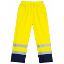 Pantalon de pluie polyuréthane jaune/marine