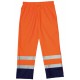 Pantalon de pluie polyuréthane orange/marine